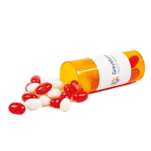 Promo Pill Bottle filled with Jelly Belly® Jelly Beans