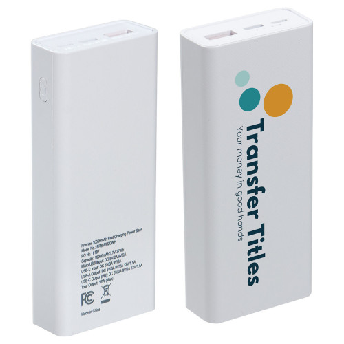 Premier 10000mAh PD + QC Power Bank