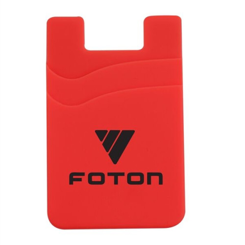 Smartphone Dual Pocket Silicone Phone Wallet