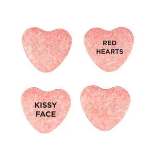 Small Header Bags - Imprinted Conversation Hearts
