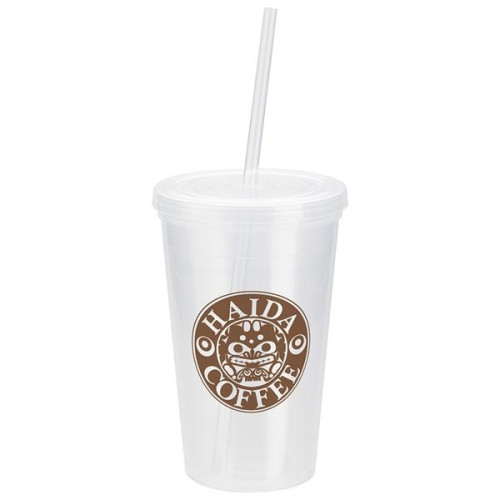 Trifecta 16 oz Tumbler with Lid  Straw