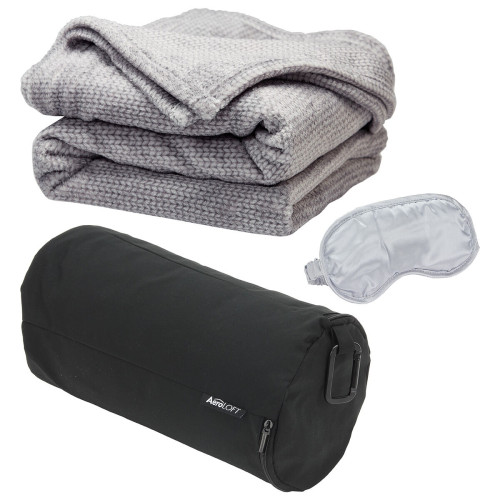 AeroLOFT® Business First Travel Blanket with Sleep Mask