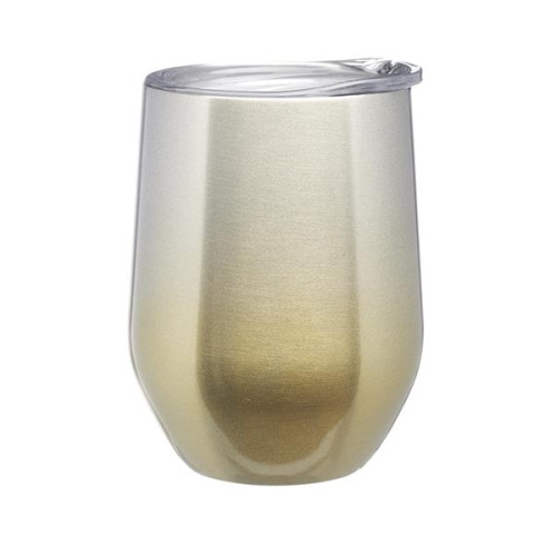 11 oz. Ombre Stemless Wine Glass with Lid