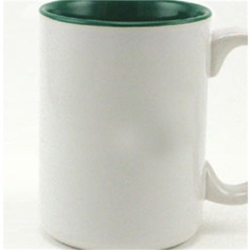 15 oz. Glossy Two-Tone Personalized Ceramic Mug