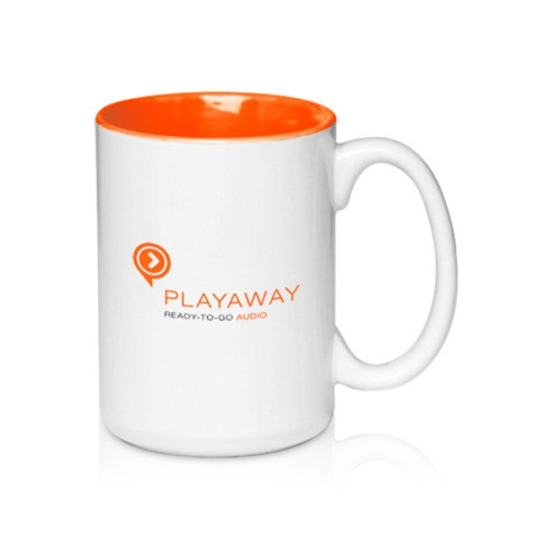 15 oz. Glossy Two-Tone Personalized Ceramic Mug
