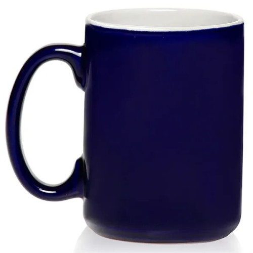 15 oz. El Grande Two Tone Glossy Coffee Mugs