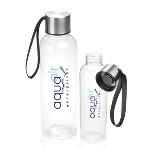 17 oz. Genie Plastic Water Bottle with Strap
