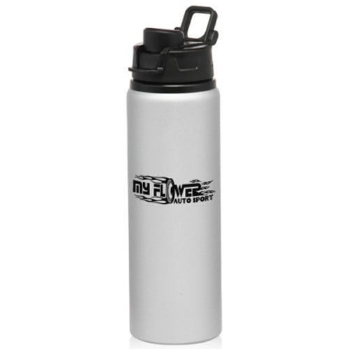 25 oz. Aluminum Water Bottle with Snap Lid