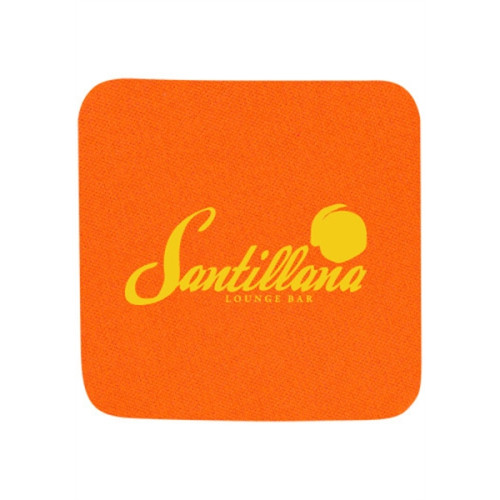 4" Squared Foam Custom Coaster