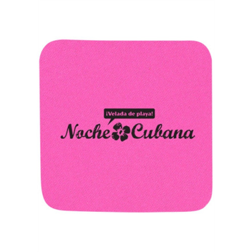 4" Squared Foam Custom Coaster