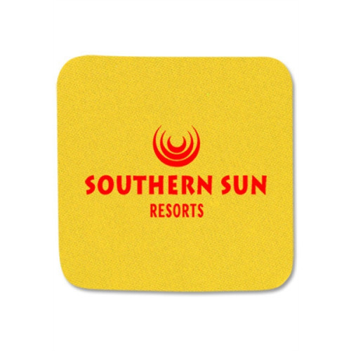 4" Squared Foam Custom Coaster