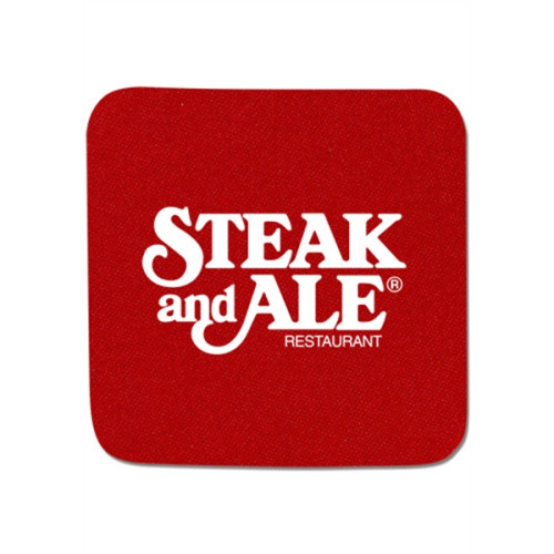 4" Squared Foam Custom Coaster