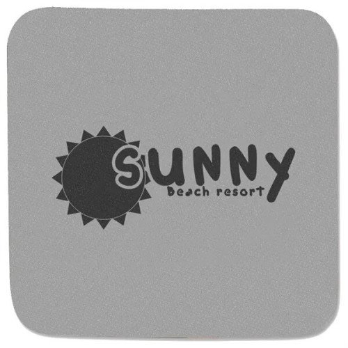 4" Squared Foam Custom Coaster