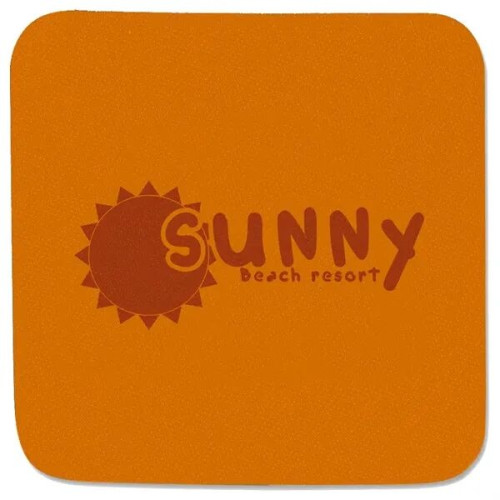 4" Squared Foam Custom Coaster
