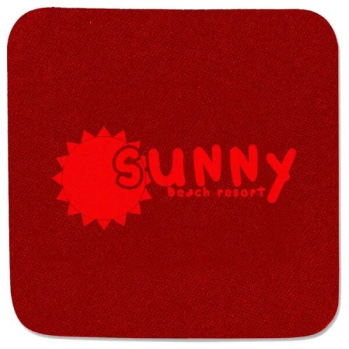 4" Squared Foam Custom Coaster