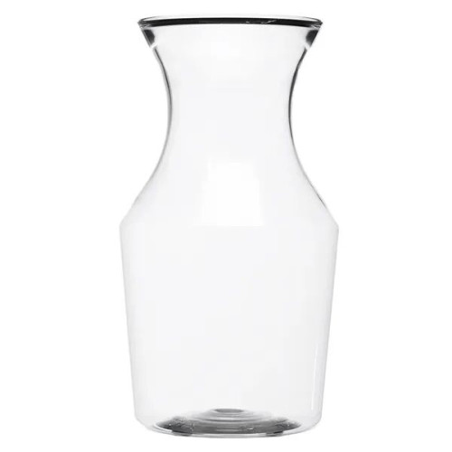 Reserv 12 oz. Plastic Disposable Wine Carafe with Lid