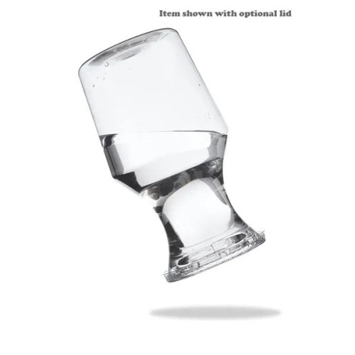 Reserv 12 oz. Plastic Disposable Wine Carafe with Lid