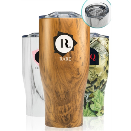 27 oz. Stainless Steel Insulated Tumblers with Clear Lids
