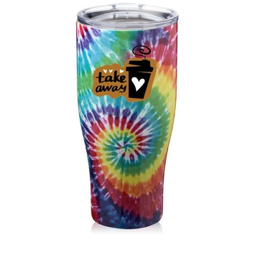 27 oz. Stainless Steel Insulated Tumblers with Clear Lids