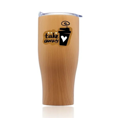 27 oz. Stainless Steel Insulated Tumblers with Clear Lids
