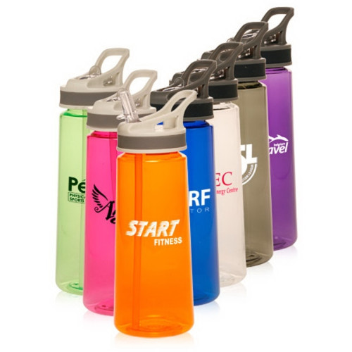 22 oz. Sports Water Bottle With Straw