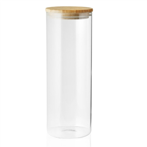 64 oz. Store N Go Glass Storage Jar with Bamboo Lids