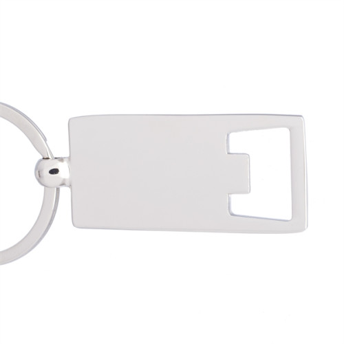Reflection Metal Keychain with Bottle Opener