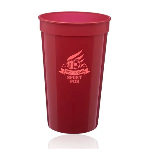 22 oz. Plastic Stadium Cup
