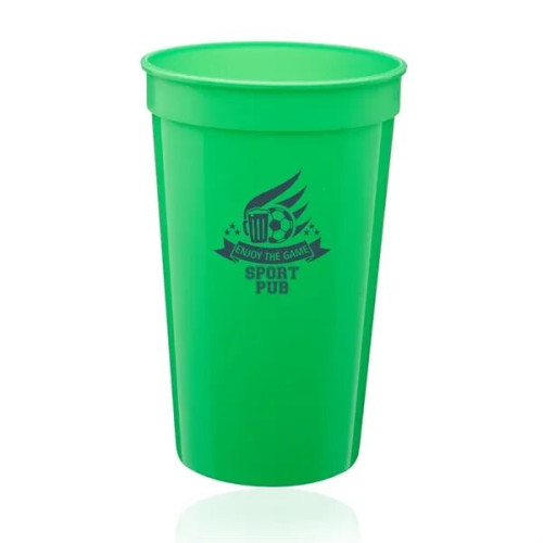 22 oz. Plastic Stadium Cup