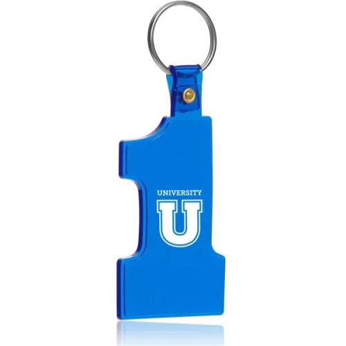 Number 1 Soft Keychains
