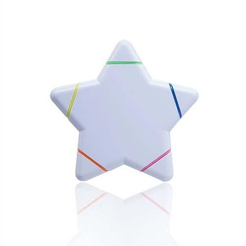 Star Shaped 5 Color Highlighter