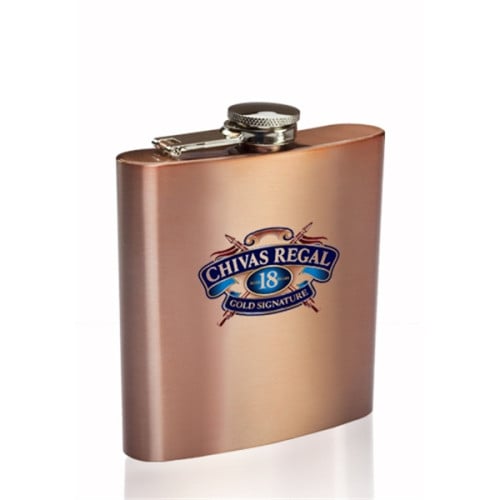6 oz Sphynx Copper Coated Hip Flask