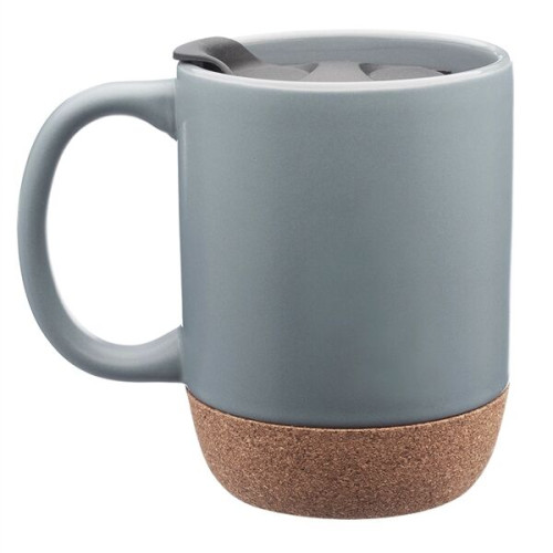13 oz. Barista Ceramic Custom Mug with Cork Bottom