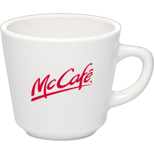 7.5 oz. Vitrified porcelain Mugs