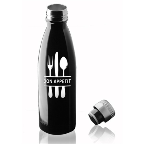 17 oz. Stainless Steel Levian Cola Shaped Bottles
