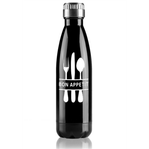 17 oz. Stainless Steel Levian Cola Shaped Bottles