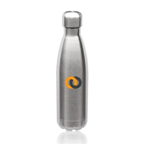 17 oz. Stainless Steel Levian Cola Shaped Bottles