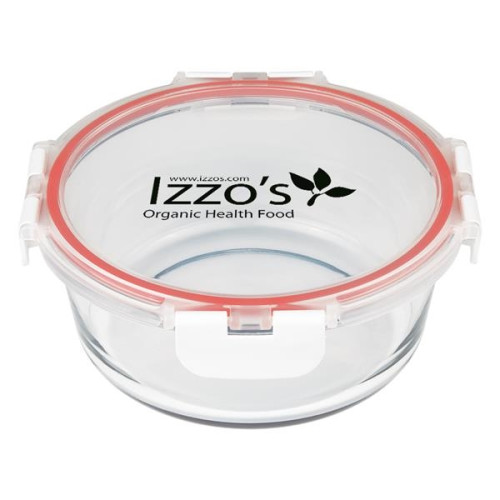 Fresh Prep Round Glass Food Container