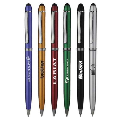Twist Action Plastic Stylus Pens