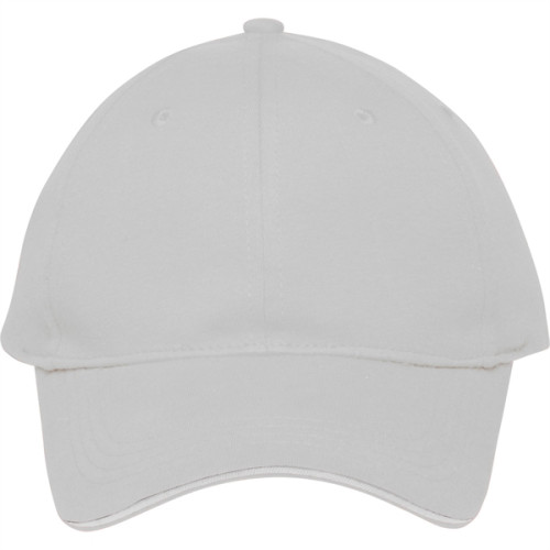 6 Panel Cotton Sandwich Unconstructed Caps