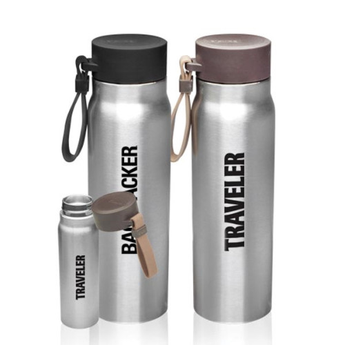 17 oz. Vacuum Insulated Water Bottle with Carrying Strap