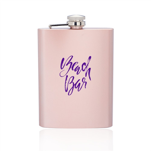 8 oz. Verano Stainless Steel Hip Flasks