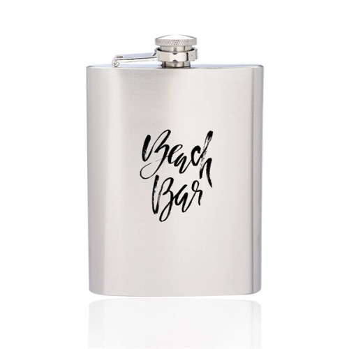 8 oz. Verano Stainless Steel Hip Flasks