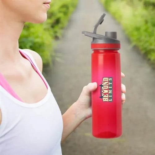 22 oz. Plastic Sports Water Bottles with Flip Lid
