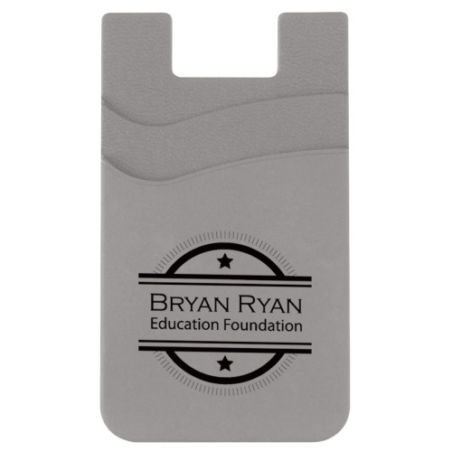 Dual Pocket Silicone Phone Wallet