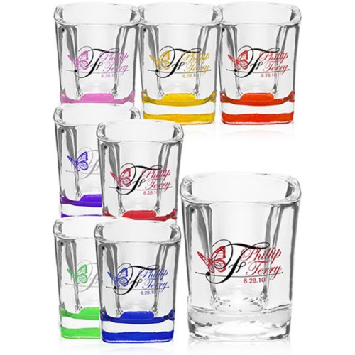 2 oz. Square Shot Glasses