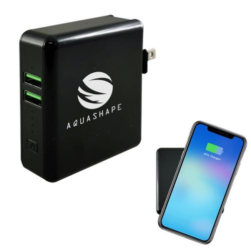 3-in-1 Wireless Super Charger With Wall Adapter