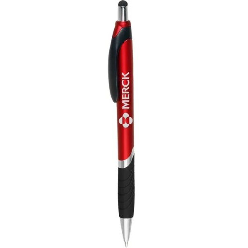 Plastic Pen with Screen Touch Stylus