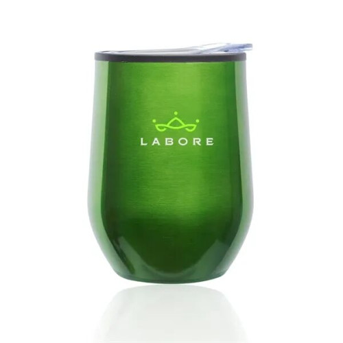 12 oz. Shelby Stemless Wine Glass with lid