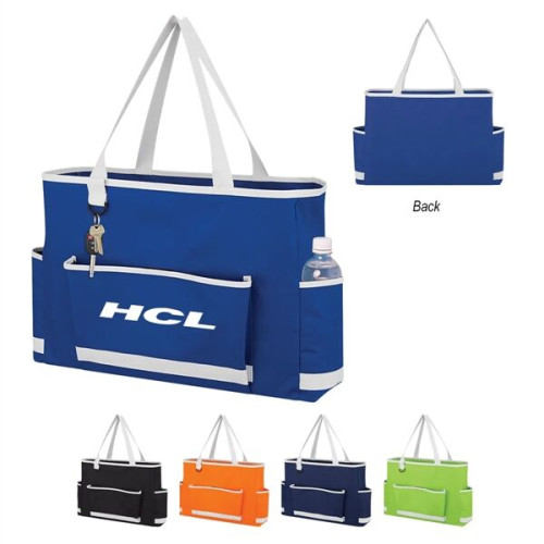Tri-Pocket Tote Bag